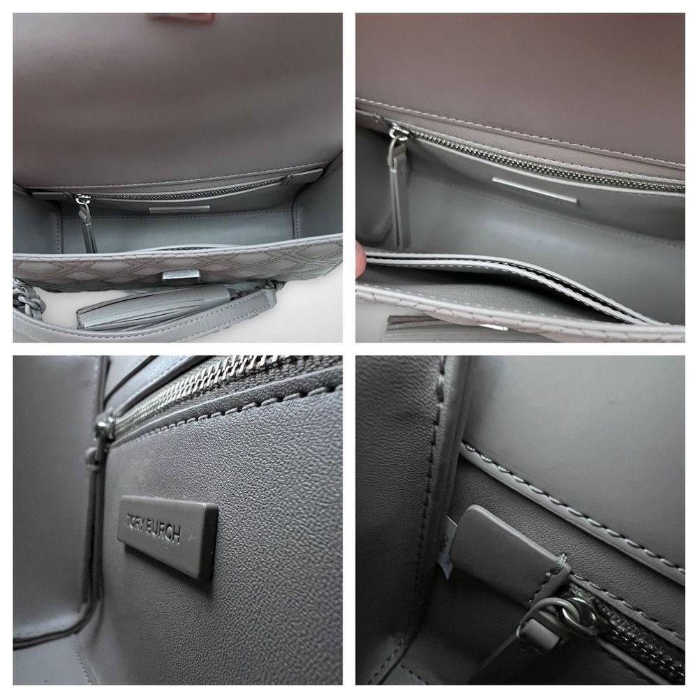 AUTH. Tory Burch Fleming Matte Small Shoulder Bag $498 - Picture 13 of 17